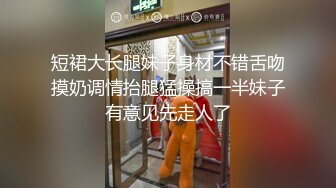 短裙大长腿妹子身材不错舌吻摸奶调情抬腿猛操搞一半妹子有意见先走人了