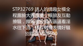 STP32769 誘人的情趣女模全程露臉大秀直播，跟狼友互動撩騷，撅著屁股摳弄逼逼看淫水往下流，精彩刺激表情好騷別錯過 VIP0600