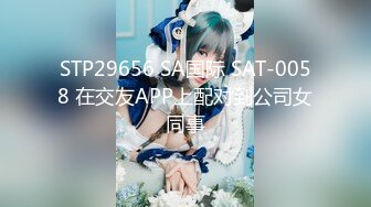 STP29656 SA国际 SAT-0058 在交友APP上配对到公司女同事