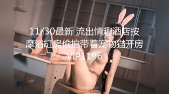 11/30最新 流出情趣酒店按摩浴缸房偷拍带着宠物猫开房VIP1196