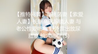 【推特网黄】高挑荡妻【索爱人妻】长腿高挑眼镜人妻 与老公性爱啪啪 野外露出放尿 肛塞 脸穴同框 (5)