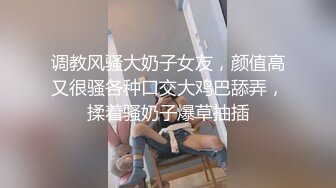 调教风骚大奶子女友，颜值高又很骚各种口交大鸡巴舔弄，揉着骚奶子爆草抽插